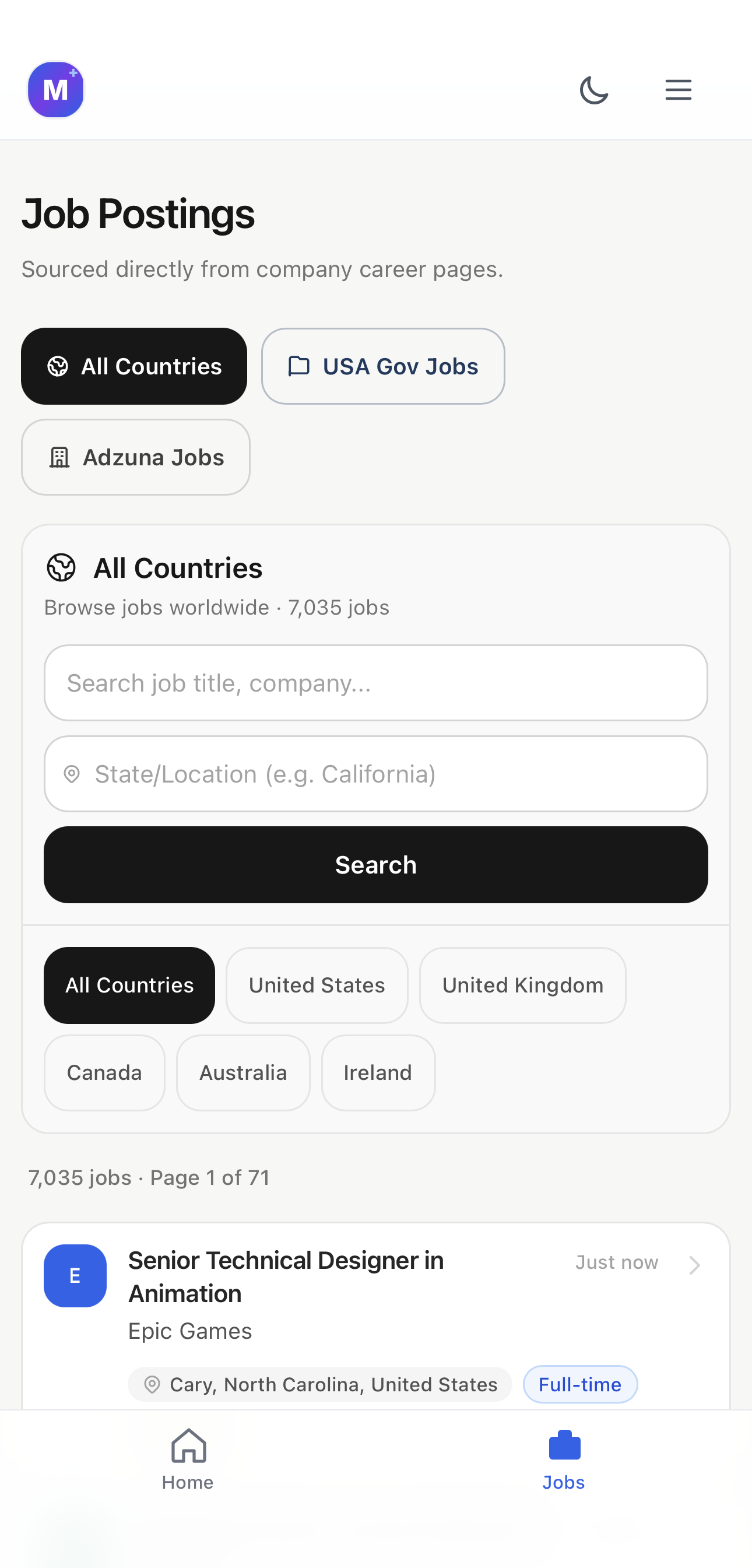 Mbason AI job postings: browse roles with employer application links first and other sources labeled